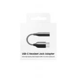ADATTATORE DE USB-C A JACK CUFFIE 3.5 mm PER SAMSUNG NERO