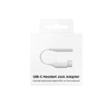 ADATTATORE DE USB-C A JACK CUFFIE 3.5 mm PER SAMSUNG BIANCO