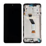 DISPLAY LCD + TOUCHSCREEN DISPLAY COMPLETO + FRAME PER XIAOMI POCO M4 PRO 5G 21091116AG MZB0BGVIN / REDMI NOTE 11T 5G 21091116AI NERO ORIGINALE（SERVICE PACK）