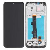 DISPLAY LCD + TOUCHSCREEN DISPLAY COMPLETO + FRAME PER MOTOROLA MOTO E7 POWER (XT2097 XT2097-6) NERO ORIGINALE (SERVICE PACK 5D68C18235)