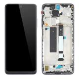 TOUCHSCREEN + DISPLAY LCD DISPLAY COMPLETO + FRAME PER XIAOMI REDMI NOTE 9 PRO 5G / MI 10T LITE 5G (M2007J17G) GRIGIO ORIGINALE NEW