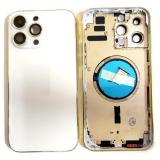 COVER POSTERIORE PER APPLE IPHONE 14 PRO MAX 6.7 BIANCO OEM