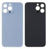 COVER POSTERIORE DI VETRO (BIG HOLE) PER APPLE IPHONE 13 PRO MAX 6.7 BLU