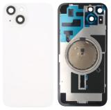 COVER POSTERIORE DI VETRO CON SUPPORTO PER APPLE IPHONE 14 6.1 BIANCO