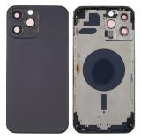 COVER POSTERIORE PER APPLE IPHONE 13 PRO MAX 6.7 NERO MATERIALE ORIGINALE