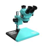 RF4 7050PRO MICROSCOPIO 7X-50X TRINOCULAR PERRIPARAZIONE MOBILE + LUCE LED DI MICROSCOPIO