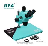 RF4 6565PRO MICROSCOPIO 6.5X-65X TRINOCULAR PERRIPARAZIONE MOBILE + LUCE LED DI MICROSCOPIO