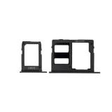 SIM TRAY + SDCARD TRAY PER SAMSUNG GALAXY A6 (2018) A600F A605F NERO