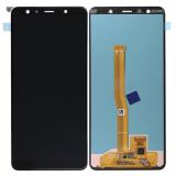 DISPLAY LCD + TOUCHSCREEN DISPLAY COMPLETO SENZA FRAME PER SAMSUNG GALAXY A7(2018) A750F NERO ORIGINALE (SERVICE PACK)