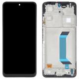 TOUCHSCREEN + DISPLAY OLED DISPLAY COMPLETO + FRAME PER XIAOMI REDMI NOTE 12 5G (22111317I 22111317G) NERO