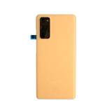 COVER POSTERIORE PER SAMSUNG GALAXY S20 FE / S20 LITE / S20 FAN EDITION G780F / S20 FE 5G G781B ARANCIA