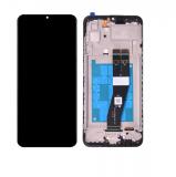 DISPLAY LCD + TOUCHSCREEN DISPLAY COMPLETO + FRAME PER SAMSUNG GALAXY A03 A035G NERO ORIGINALE (SERVICE PACK)