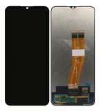 DISPLAY LCD + TOUCHSCREEN DISPLAY COMPLETO SENZA FRAME PER SAMSUNG GALAXY A03 A035F NERO ORIGINALE  (SERVICE PACK)