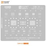 AMAOE STAMPO METALLICO DEGLI IC PER SAM-18 SAMSUNG GALAXY A54 5G A546B / A25 5G A256B / A14 5G A146B A146P / A14 A145F A145P A145R