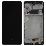 DISPLAY LCD + TOUCHSCREEN DISPLAY COMPLETO + FRAME PER SAMSUNG GALAXY A32 4G A325F / A325M NERO ORIGINALE (SERVICE PACK) (ASSEMBLATO)