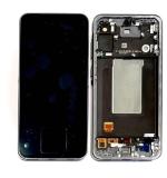 DISPLAY AMOLED + TOUCHSCREEN DISPLAY COMPLETO + FRAME PER SAMSUNG GALAXY A50 A505F NERO ORIGINALE (SERVICE PACK) (ASSEMBLATO)