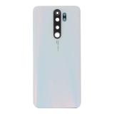 COVER POSTERIORE PER XIAOMI REDMI NOTE 8 PRO BIANCO ORIGINALE