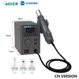 QUICK 2008 PRO 750W AI STAZIONE DISSALDANTE AD ARIA CALDA CON VOCE INTELLIGENTE TEMPERATURA 100-500°C (CN VERSIONE)