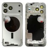 COVER CENTRALE A PER APPLE IPHONE 17 PRO MAX 6.9 ARGENTO ORIGINALE