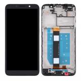 TOUCHSCREEN + DISPLAY LCD DISPLAY COMPLETO + FRAME PER MOTOROLA MOTO E6 PLAY XT2029 NERO ORIGINALE (SERVICE PACK)