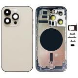 COVER POSTERIORE PER APPLE IPHONE 14 PRO 6.1 ORO OEM