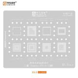 AMAOE EU-3 STAMPO METALLICO DEGLI IC PER SAMSUNG EXYNOS 7885 RAM / 9820 / 9610 RAM / 9611 RAM / 990 RAM / 7885 CPU / 880 / 980 / 9610 CPU / 9611 CPU / 990 CPU