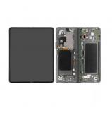 DISPLAY OLED + TOUCHSCREEN DISPLAY COMPLETO + FRAME PER SAMSUNG GALAXY Z FOLD3 5G F926B FANTASMA VERDE ORIGINALE (SERVICE PACK)