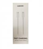 DATA CABLE USB TYPE C TO TYPE C EP-DG977 FAST CHARGING PER SAMSUNG GALAXY NOTE 10 N970F / NOTE20 N980F BIANCO