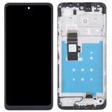 DISPLAY LCD + TOUCHSCREEN DISPLAY COMPLETO + FRAME PER MOTOROLA MOTO G13 (XT2331 XT2331-2) NERO ORIGINALE