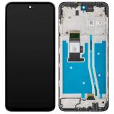 DISPLAY LCD + TOUCHSCREEN DISPLAY COMPLETO + FRAME PER MOTOROLA MOTO G53 5G (XT2335-2) NERO ORIGINALE