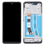 DISPLAY LCD + TOUCHSCREEN DISPLAY COMPLETO + FRAME PER MOTOROLA MOTO G55 5G (XT2435) NERO ORIGINALE