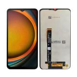 TOUCHSCREEN + DISPLAY LCD DISPLAY COMPLETO SENZA FRAME PER SAMSUNG GALAXY XCOVER 7 PRO G766B NERO ORIGINALE (SERVICE PACK)