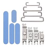 SET 3 PEZZI TASTI VOLUME + TASTI POWER E TASTO VIBRAZIONE PER APPLE IPHONE 16 6.1 / IPHONE 16 PLUS 6.7 BLU