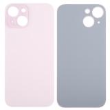 COVER POSTERIORE DI VETRO (BIG HOLE) PER APPLE IPHONE 15 PLUS 6.7 ROSA