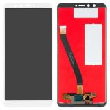 DISPLAY LCD + TOUCHSCREEN DISPLAY COMPLETO SENZA FRAME PER HUAWEI ENJOY 8 PLUS / Y9 2018 BIANCO