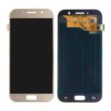TOUCHSCREEN + DISPLAY LCD DISPLAY COMPLETO SENZA FRAME PER SAMSUNG GALAXY A5(2017) A520F ORO ORIGINALE (SERVICE PACK)