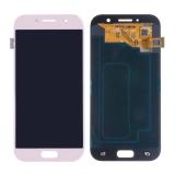 TOUCHSCREEN + DISPLAY LCD DISPLAY COMPLETO SENZA FRAME PER SAMSUNG GALAXY A5(2017) A520F ROSA ORIGINALE (SERVICE PACK)