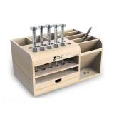 TOOLGUIDO T-GJ-MS001 SCATOLA MULTIFUNZIONALE IN LEGNO