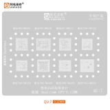 AMAOE STAMPO METALLICO DEGLI IC PER QU-7 QUALCOMM SNAPDRAGON 460-SM4250 / 665-SM6125 / 662-SM6115 / 720G-SM7125 / 730G-SM7150 / 750G-SM7225 / 765G-SM7250 / 775G-SM7350