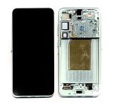 TOUCHSCREEN + DISPLAY AMOLED DISPLAY COMPLETO + FRAME PER SAMSUNG GALAXY S25 PLUS / S25+ 5G S936B VERDE MENTA ORIGINALE (SERVICE PACK) (ASSEMBLATO)