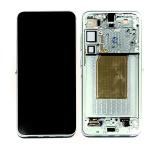 TOUCHSCREEN + DISPLAY AMOLED DISPLAY COMPLETO + FRAME PER SAMSUNG GALAXY S25 PLUS / S25+ 5G S936B VERDE MENTA ORIGINALE (SERVICE PACK) (ASSEMBLATO)