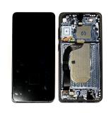 TOUCHSCREEN + DISPLAY AMOLED DISPLAY COMPLETO + FRAME PER SAMSUNG GALAXY S25 EDGE S937B TITANIO NERO GETTO ORIGINALE (SERVICE PACK)