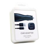 ADATTATORE PER AUTO FAST CHARGE 15W / DUAL USB + USB DATI CAVO TIPRE C NERO EP-LN920 PER SAMSUNG