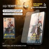 QI-VERSE PELLICOLA DI VETRO TEMPERATO ALTO ALLUMINIO PER APPLE IPHONE 13 PRO MAX / IPHONE 14 PLUS