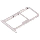 SIM TRAY PER HUAWEI HONOR 8 FRD-L09 FRD-L19 BIANCO / ARGENTO