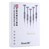 QIANLI 3D ITHOR SCREWDRIVER KIT A PHILLIPS CACCIAVITE / B TRI-POINT Y 0.7 CACCIAVITE / C PENTALOBE 0.8 CACCIAVITE / D PINHEAD PHILLIPS CACCIAVITE / E T2 TORX CACCIAVITE