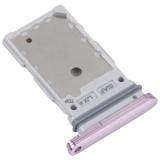 DUAL SIM TRAY PER SAMSUNG GALAXY S23 S911B / S23 PLUS 5G / S23+ 5G S916B LAVANDA / ROSA