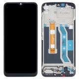 DISPLAY LCD + TOUCHSCREEN DISPLAY COMPLETO + FRAME PER REALME C21Y (RMX3261 RMX3263) NERO ORIGINALE