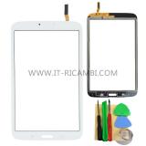 TOUCH E VETRO PER Samsung Galaxy Tab 3 8.0 T310 WIFI COLORE BIANCO