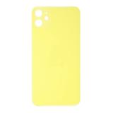 COVER POSTERIORE DI VETRO (BIG HOLE) PER APPLE IPHONE 11 6.1 GIALLO